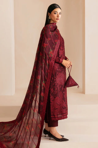 Jazmin Maroon Formal Collection Chiffon