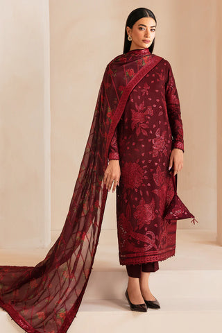 Jazmin Maroon Formal Collection Chiffon