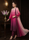 HADIZOUTFIT NEW DIGITAL PRINTED SILK FORMAL WEAR