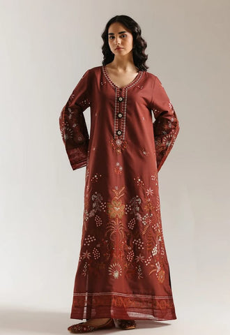 ETHNC NEW 2PC KAAFTAN STYLE SILK PARTY WEAR BFEZ-139