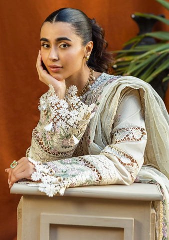 AKBAR ASLAM NEW CHICKANKARI LUXURY LAWN COLLECTION