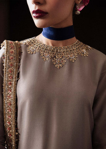 HUSSAIN REHAR NEW RAW SILK PARTY WEAR DEZZ-004