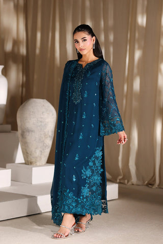 AZURE NEW ZINC CHIFFON PARTY WEAR DAZZ-107
