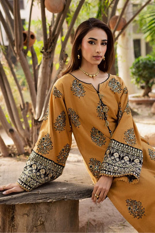 BATIK MUSTARD NEW LUXURY LAWN COLLECTION