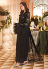 MARIA B NEW  BLACK CHIFFON PARTY WEAR FEZZ-220