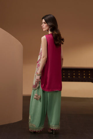 ETHNC NEW EMBROIDERED SILK PARTY WEAR FBEZ-099