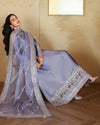 MUSHQ NEW LILAC SILK PARTY WEAR DZZZ-171