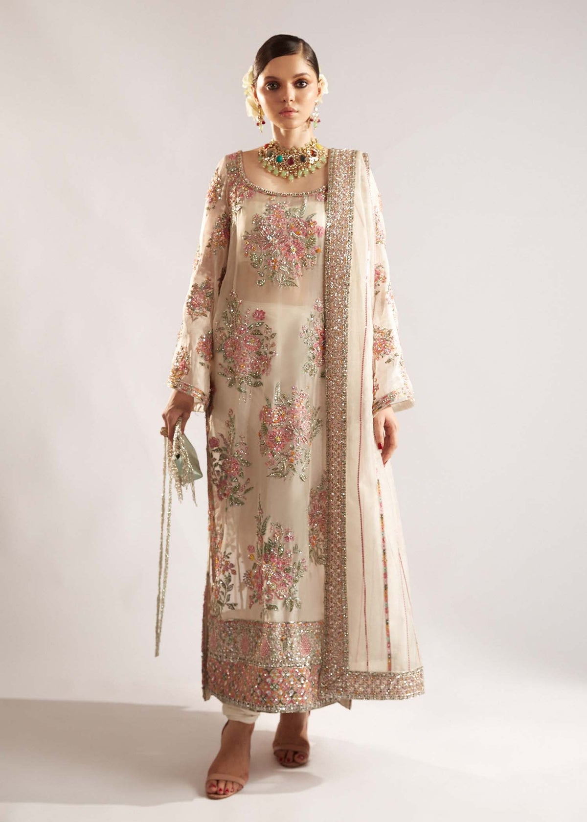 HUSSAIN REHAR NEW ORGANZA WEDDING COLLECTION