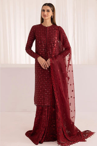 Baroque Red Formal Collection Chiffon