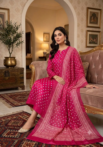 HADIZOUTFIT NEW DIGITAL PRINTED SILK PARTY WEAR BEZZ-5059