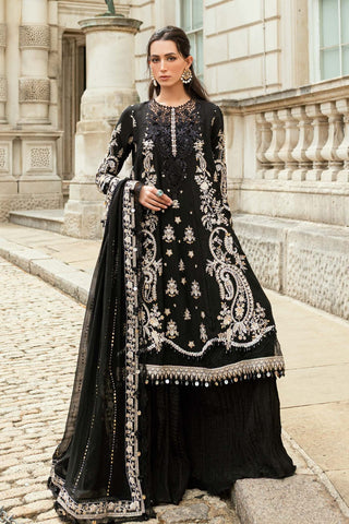MARIA B NEW BLACK CHIKANKARI LUXURY LAWN COLLECTION