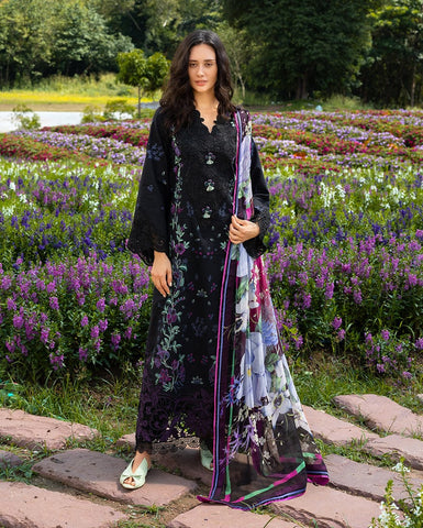 MUSHQ NEW BLACK EMBROIDERED LUXURY LAWN COLLECTION
