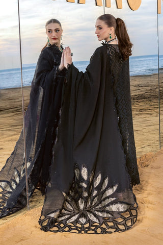 RANG RASIYA NEW JET BLACK CHIKANKARI LUXURY LAWN COLLECTION