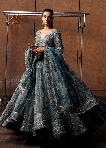 HUSSAIN REHAR NEW ORGANZA BRIDAL MAXI