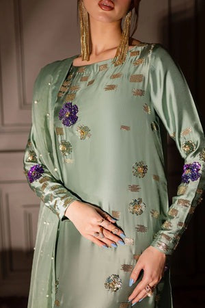 NUREH NEW RAW SILK PARTY WEAR