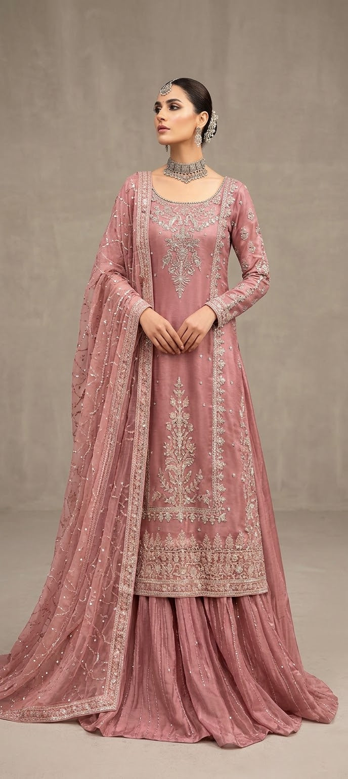 FAIZA SAQLAIN NEW SHEESHA SILK PARTY WEAR FHZZ-202
