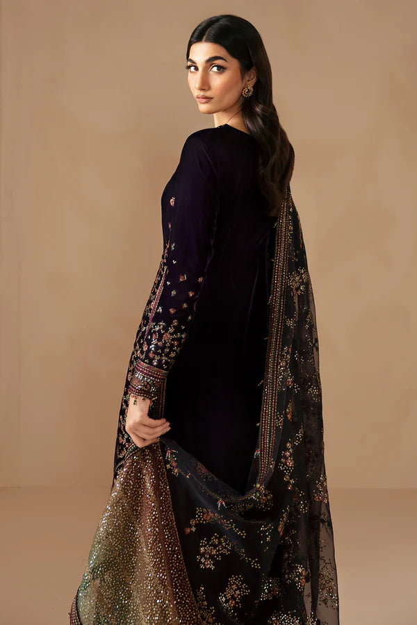 Jazmin Purple Formal Collection Velvet Hadiz outfit Jazmin Purple Formal Collection Velvet Hadiz outfit