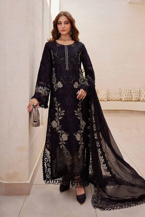 MARIA B NEW BLACK CHIKANKARI LUXURY LAWN COLLECTION