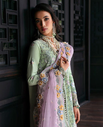 REPUBLIC NEW PISTA CHIKANKARI LUXURY LAWN COLLECTION
