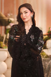 MARIA B NEW  BLACK CHIFFON PARTY WEAR FEZZ-220