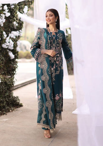 KAHF NEW BLUE CHIKANKARI LUXURY LAWN COLLECTION
