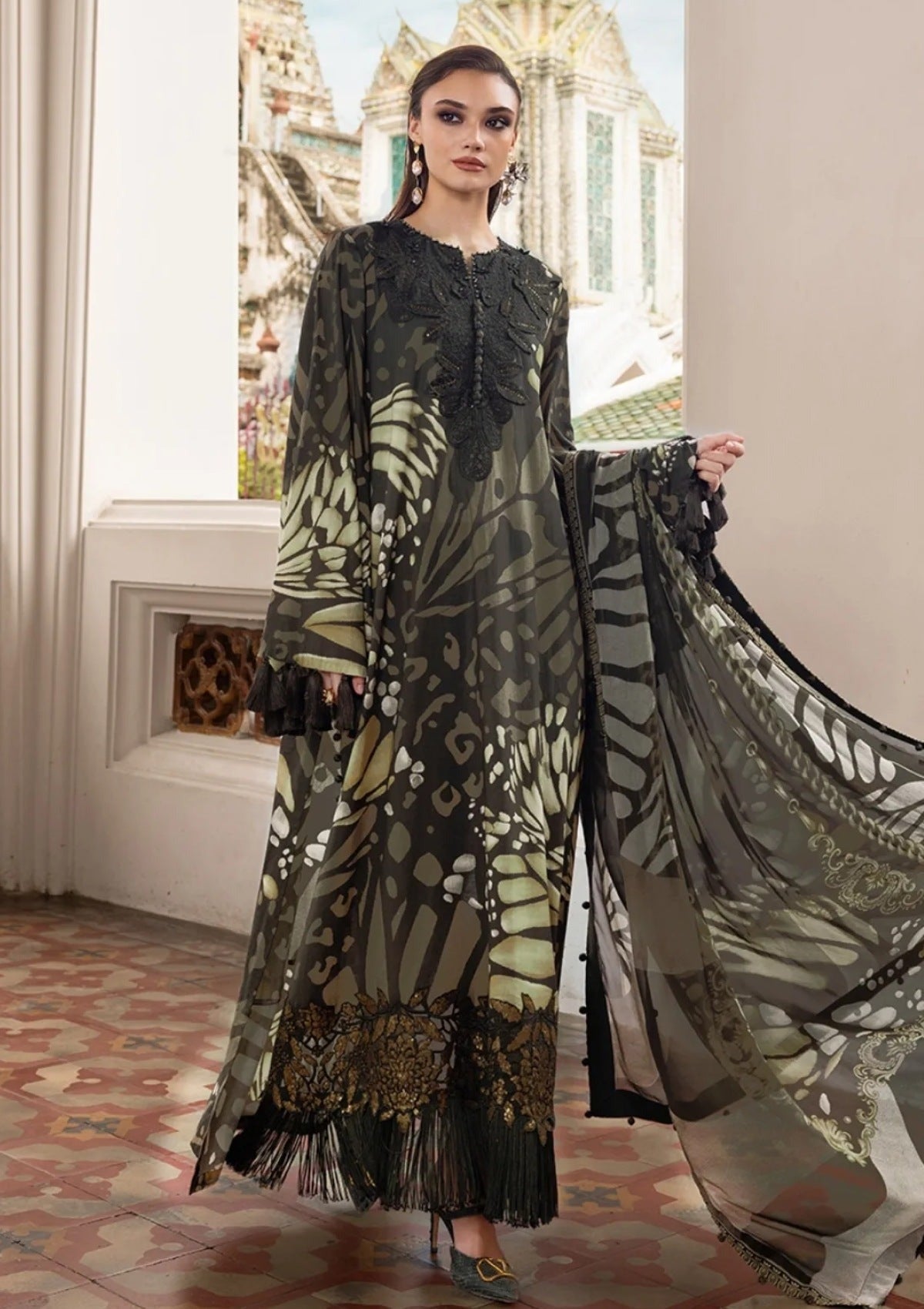 MARIA B NEW SILK DIGITAL PRINTED FORMAL WEAR