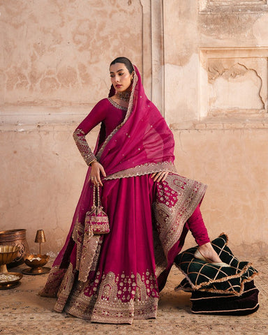 FAIZA SAQLAIN NEW ATISHI CHIFFON MAXI