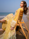 MAHNUR NEW YELLOW EMBROIDERED LUXURY LAWN COLLECTION DHZZ-5034