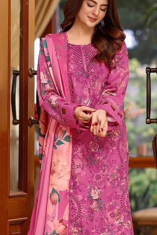 ANEELAS NEW PURPLE PRINTED LUXURY LAWN COLLECTION