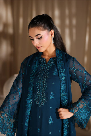 AZURE NEW ZINC CHIFFON PARTY WEAR DAZZ-107