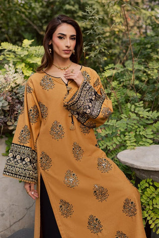 BATIK MUSTARD NEW LUXURY LAWN COLLECTION