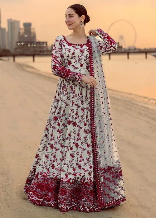 FAIZA SAQLAIN EMBROIDERED LUXURY LAWN MAXI