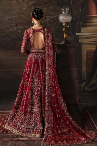 AFROZEH NEW BLOOD RED BRIDAL WEAR MAXI KZZ-009