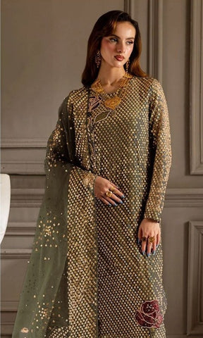 NUREH MEHENDI GREEN FORMAL COLLECTION