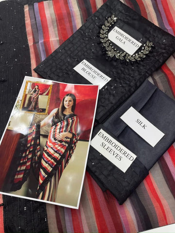 LULUSAR NEW ORGANZA PARTY WEAR SAREE