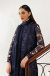 ZARIF NEW BLUE CHIFFON PARTY WEAR DBEZ-178