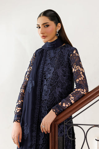 ZARIF NEW BLUE CHIFFON PARTY WEAR DBEZ-178
