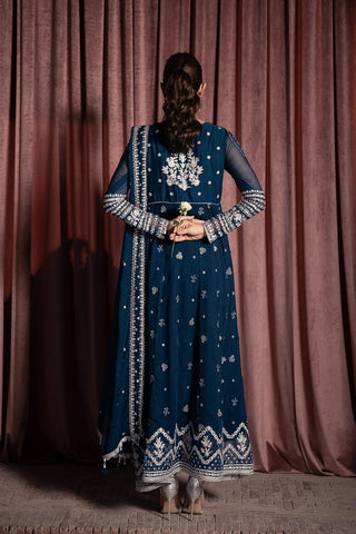AZURE NEW CHIFFON PARTY WEAR FROCK