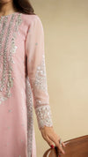 HADIZOUTFIT NEW PINK CHIFFON PARTY WEAR CCEZ-194