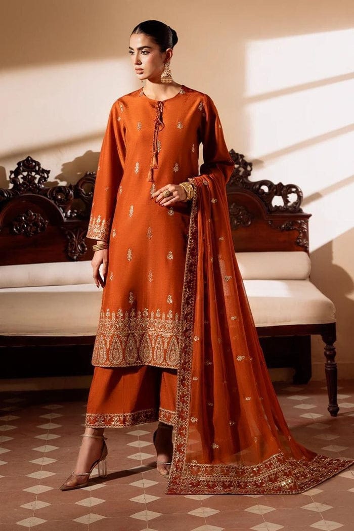 SHEENORA NEW RUST LUXURY LAWN COLLECTION