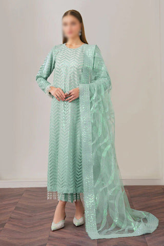 BAROQUE NEW PARTY WEAR DRESS