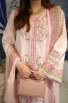 ANEELAS NEW PEACH KAAFTAN SILK PARTY WEAR FEZZ-224
