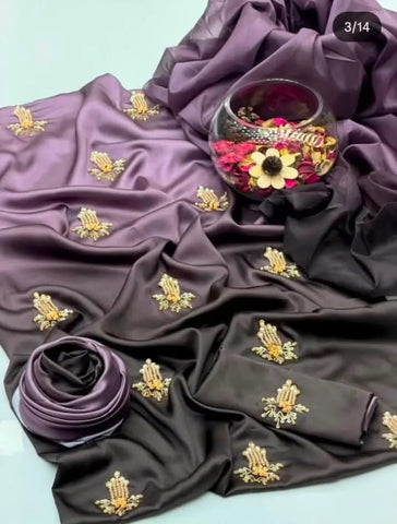 HADIZOUTFIT NEW TIE N DIE SILK PARTY WEAR BHZZ-272
