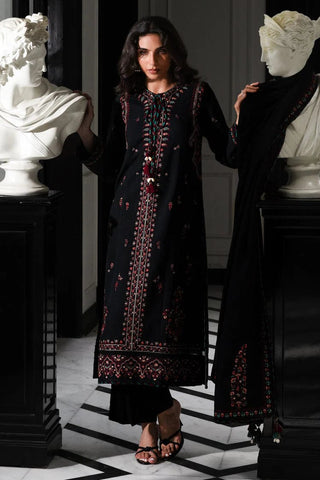 HADIZOUTFIT NEW BLACK CHIKANKARI LUXURY LAWN COLLECTION