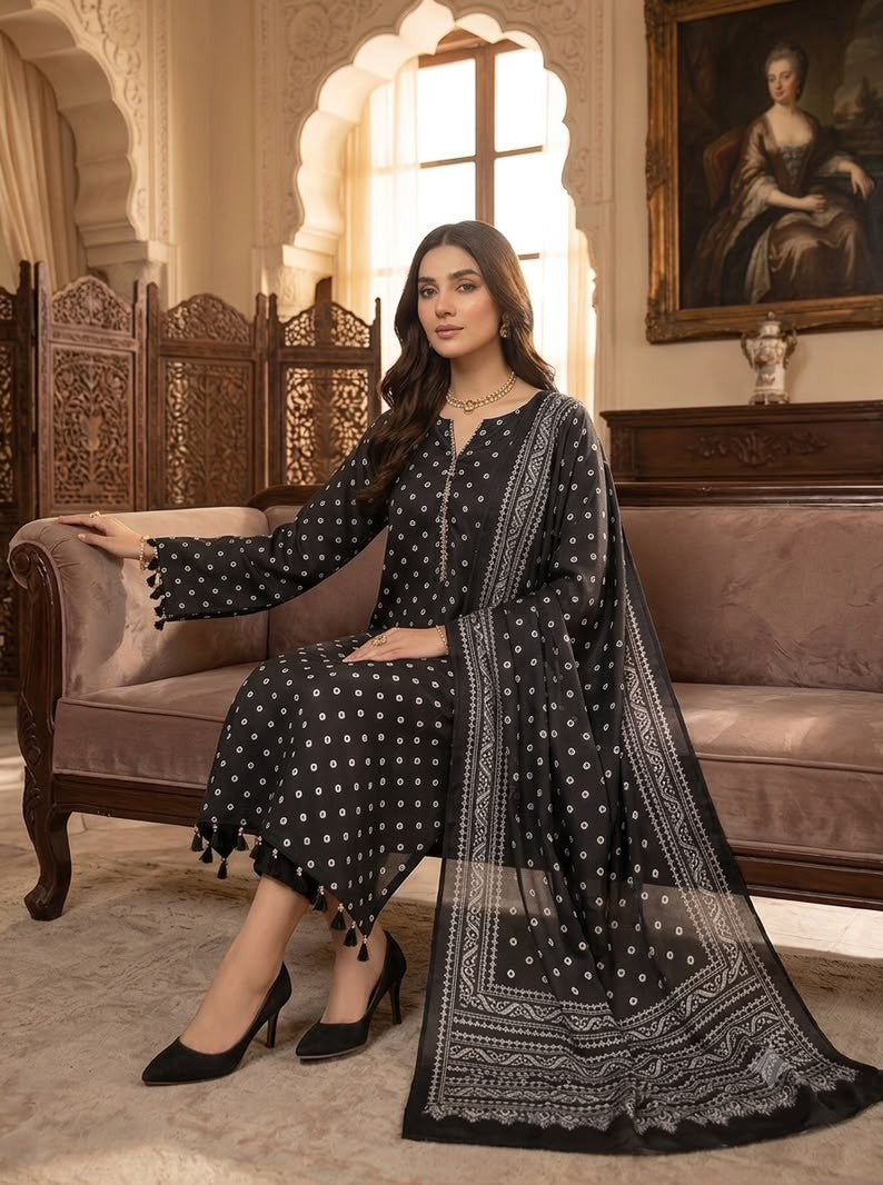 HADIZOUTFIT NEW DIGITAL PRINTED SILK PARTY WEAR BEZZ-5059