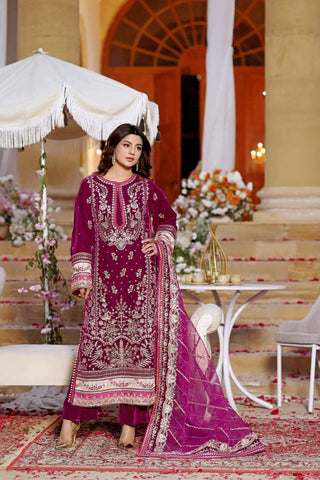 ANEELAS NEW VELVET PARTY WEAR