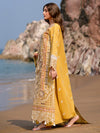 MAHNUR NEW YELLOW EMBROIDERED LUXURY LAWN COLLECTION DHZZ-5034