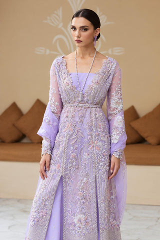 SORAYA NEW LILAC ORGANZA PARTY WEAR IZZZ - 276