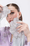 HADIZOUTFIT NEW LILAC SILK PARTY WEAR DBEZ-198