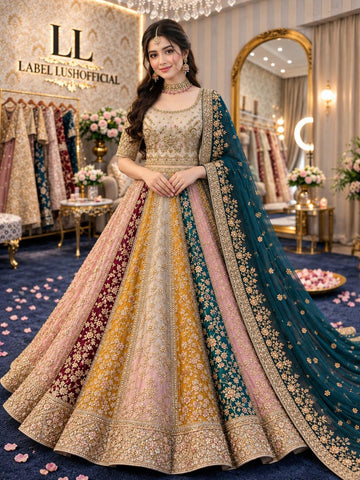 BIN ILYAS NEW MULTI NET BRIDAL MAXI HEZZ- 299